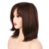 Onedor Women's 14 Inch Straight Short Bob Wig Synthetic Full