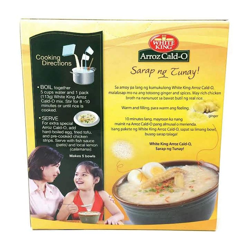 White King Arroz Cald-O Chicken Rice Porridge, Net Wt 113g