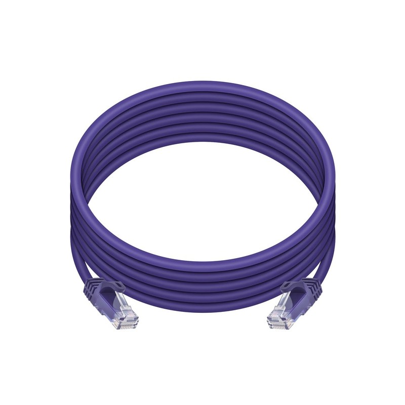 Monoprice Cat5e Ethernet Patch Cable - 10 Feet - Purple