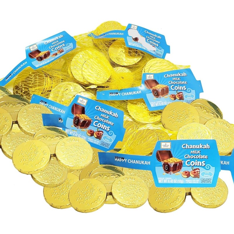 Hannukah Chocolate Gelt Chanukkah Coins Gelt Milk Chocolate Hanukah Bulk