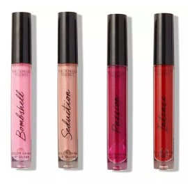 Victoria's Secret Bombshell Shine Lip Gloss Gift Set Seduction Passion Intense