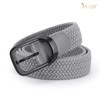 JASGOOD Braided Canvas Stretch Belt Elastic Casual Belt for Men,Women,Junior