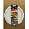 Cooking Concepts 2x Microwavable White Plastic Microwave Plates 10 inch, 2/Pk. 4 Plates Total.