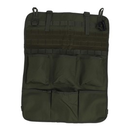 Car Back Seat Storage Bag Multifunctional Nylon Lightweight Optimizing Space Car Backseat Storage Pockets for Travel OD Green
