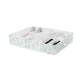 Compactor Rivoli Series Dustproof Under Bed Shoe Storage Unit Green White Polypropylene EVA 76 x 60 x 15 cm RAN10159