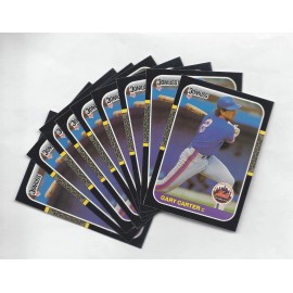 LOT OF 9  1987 DONRUSS #69 GARY CARTER PACK FRESH ALL NMMT+++  1.49 SHIPPING