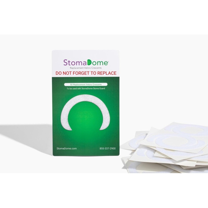 52 Crescents for StomaDome Stoma Guard Security Shield Ostomy Pouch