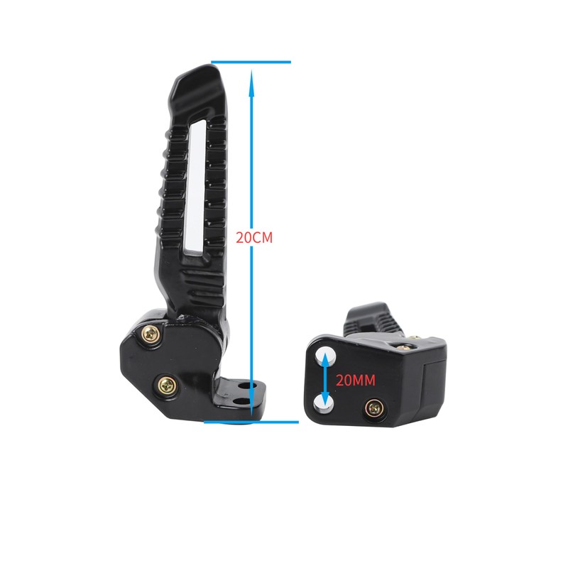 Mokuo Motorcycle Floding Footpegs in Aluminum Alloy Material Compatible with