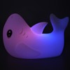 Night Light Silicone Cute Shark USB Rechargeable LED Colorful Night