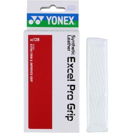 Yonex AC128 011 Synthetic Leather Excel Pro Grip White