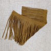 Anevous Leather Tassel Fringe Band, Tassel Trim Cut Fringe Band,