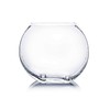 WGV Square Moon Vase, 8" x 2.5"W, 6.75" H, Clear