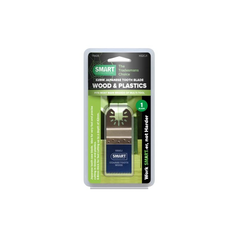 Smart H32CJ1 Trade 32 mm Japanese Tooth Sawblade,Black, Brown