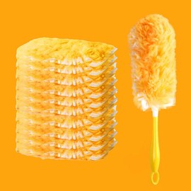 Heavy Duty Duster Refill Set without Handle, 10pcs/set Microfiber Multi-surface Duster Refill for Swiffer Heavy Duster, Dust Removal Tool for Ceiling Fan, Spring Home Accessories