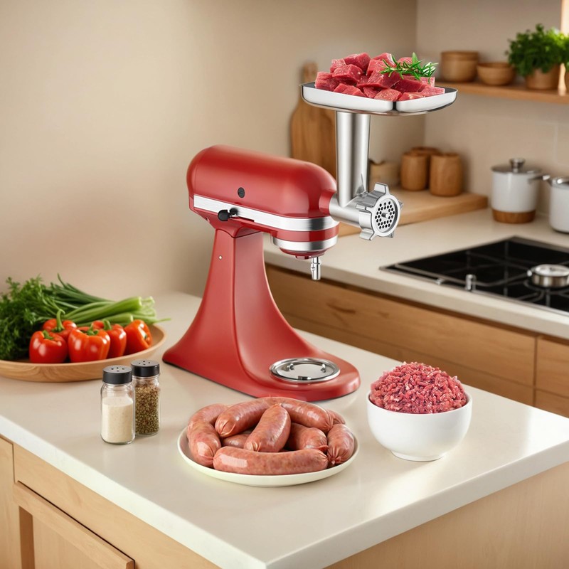 Ezato Meat Grinder Attachment for KitchenAid Mixer, Food Grinder Attachment