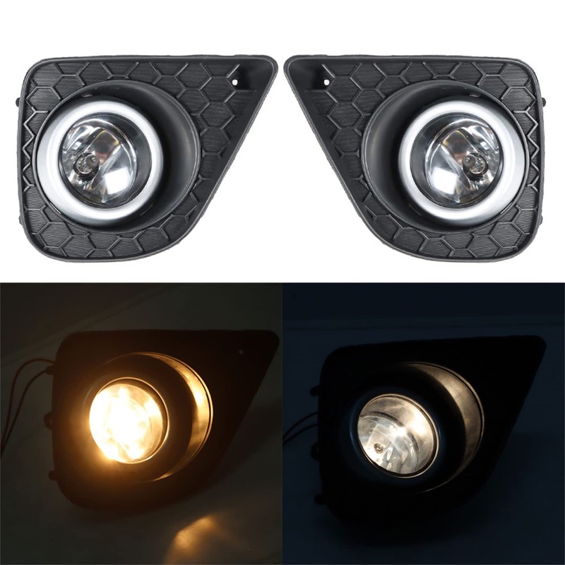 ANTUKO - Juego de 2 luces antiniebla de conducción de