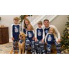 IFFEI Family Christmas Pajamas Matching Sets Let it Snow Printed
