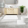 LOCHAS Bathroom Rugs Sets 2 Piece, Soft Non Slip Bath