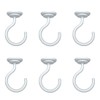 EVSTELUO 6 Sets Large Swag Ceiling Hooks Heavy Duty Swag
