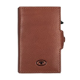 TOM TAILOR Women's Bags Jemy Purse Zip Leather Small Brown, Cognac