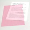 Plus Color Clear Holder A4 Vertical Pink 10 Books 89-344
