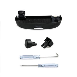 [RUIYA] Honda N-BOX / Fit / Vezel RV / CR-V / Accord / Civic 11th Generation Sunglasses Holder Glasses Storage Case Car Storage Holder ABS Resin Shock Resistant Durable Sunglasses Case (Black)