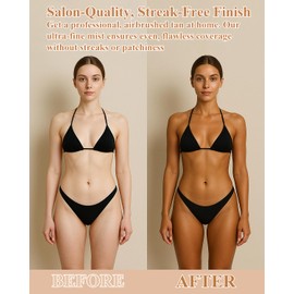 GNRBG Cordless Professional Spray Tan Machine C Portable & Rechargeable Self Tanning Airbrush Gun C Delivers Smooth, Salon-Quality Sunless Tan for Home, Travel & Mobile Use