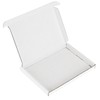 MEG4TEC 20 Pack White Cardboard Shipping Boxes C5 A5 PIP