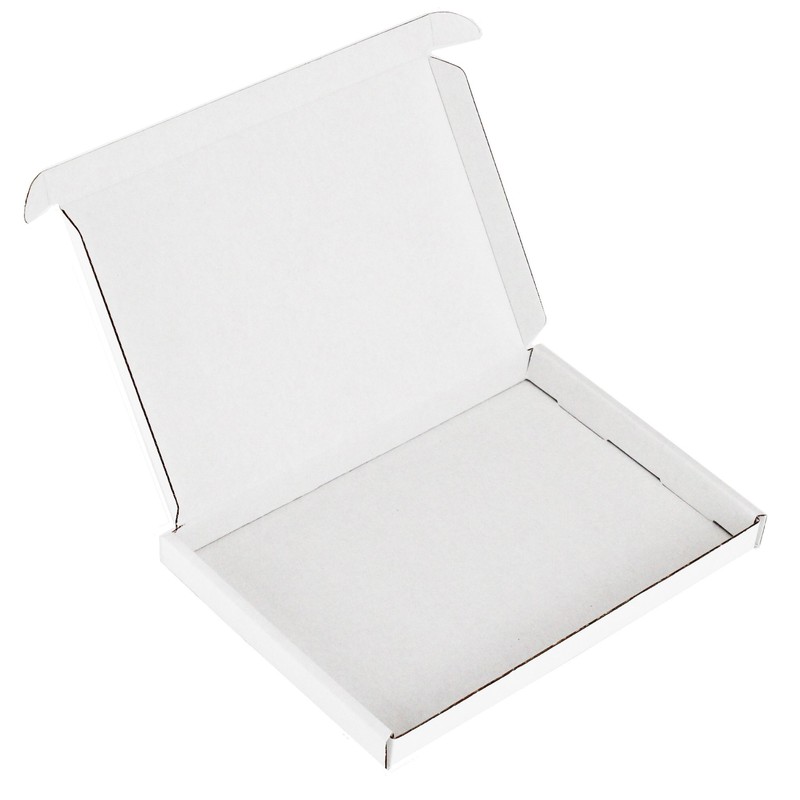 MEG4TEC 20 Pack White Cardboard Shipping Boxes C5 A5 PIP