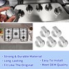 5 Pack AEZ73293801 Burner Control Stove Knobs Replacements Compatible with