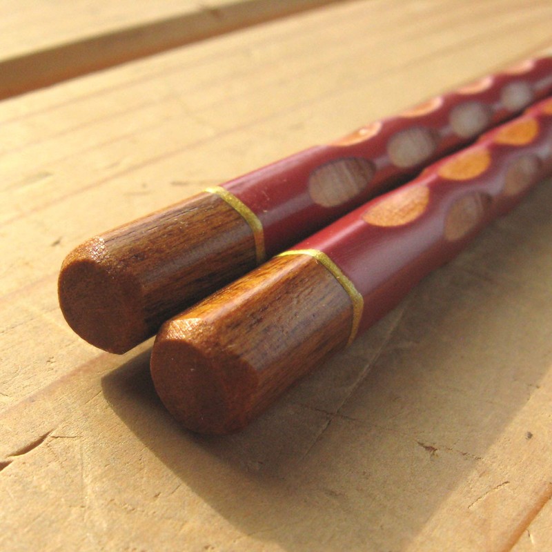 Nagao Chopsticks and Case Set, 9.1 inches (23 cm), Hand
