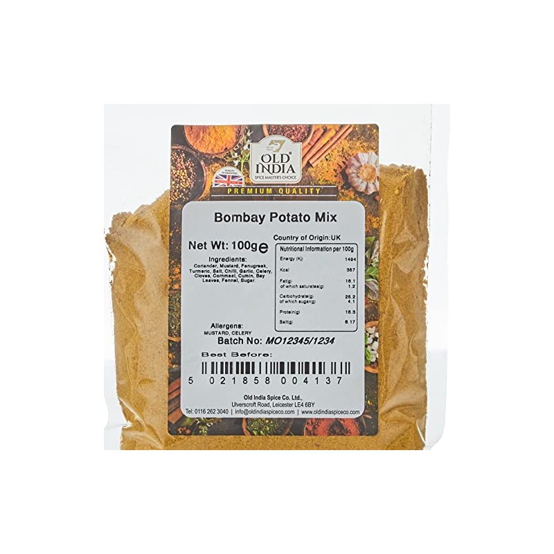 Old India Bombay Potato Mix 100g