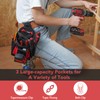 MELOTOUGH Small Electrician Tool Pouch for Tool Belt with Belt