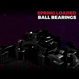 Olsa Tools Black Spring-Loaded Ball Bearing Socket Clips - 24-Pack (1/4-Inch) - Compatible with Olsa Socket Holders - Part: 1135