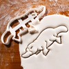 BAKERLOGY Set of 2 Platypus Cookie Cutters (Shapes: Cute and