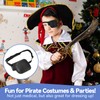 2 Packs Black Eye Patch for Adults & Kids, Adjustable