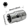 1/2Inch Drive E18 Torx Socket , Female External E Socket