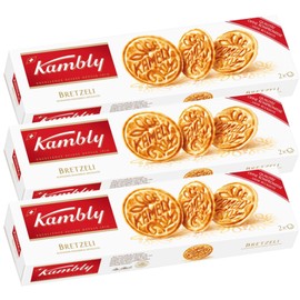 Kambly Bretzeli 3x98g (10.37 Oz) - Swiss Fine Pastry Specialty - Made in Germany