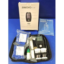 Ankovo NEW Ankovo TD-4267 Blood Glucose Monitor Kit / 100 Strips 100 Lancets / Complete
