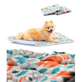 SILVERWOOF 2 x Luxury Washable Pee Pads for Dogs - 2 x Absorbent & Non-Slip - Reusable and Waterproof Puppy Mat - Dog Mat Car & Incontinence Pad with Odour Control 70 x 50 cm