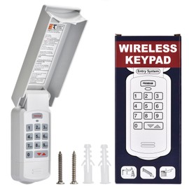 Garage Door Opener Keypad Replacement for All Genie Overhead Door Intellicode CodeDodger and DIP Switch Garage Door Openers, Wireless Keypad Keyless Entry GK-R OKP-BX, 315/390 MHz