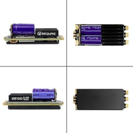 SEQURE 120A ESC 2-8S Brushless Speed Controller AM32 Forward Reverse Brake for RC Cars Boats Trucks