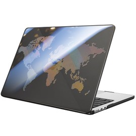 Fintie Case Compatible with MacBook Air 13.6 Inch (2026-2022) M5 M4 M3 M2 A3449 A3240 A3113 A2681, Ultra Thin Hard Shell Protective Case Snap Cover, World Map