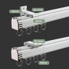 ZSHINE Curtain Tracks Ceiling or Wall Mounting Heavy-Duty Curtain Rails