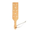QDXATIVP 13.1inch Bamboo Paddle with Airflow Holes,Solid Durable Wooden Lightweight
