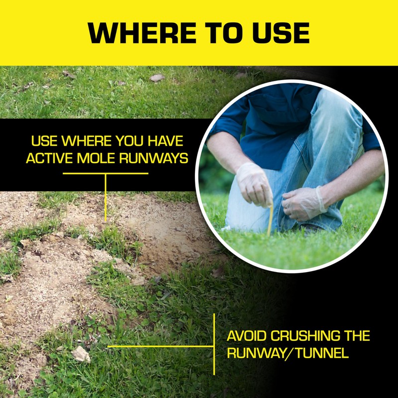 Tomcat Mole Killer Worm Bait, 10 Count (Pack of 4)