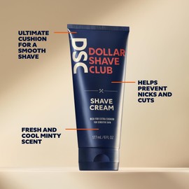 Dollar Shave Club | Shave Cream 6 ounce (2 Pack) | Hydrating Shaving Cream for Sensitive Skin | Dollar Shave Club
