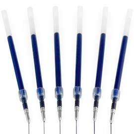 Uni-Ball Jetstream SXN-210 Retractable Pen Refills 1.0mm Tip Gel Ink Blue Ink (Pack of 6)