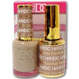DND DC Gel Nail Polish 18ml-0.6fl.oz Color Gel Duo DC169- TUTU NUDE