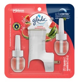 Repuesto aromatizante Glade Aromatizante Glade Electrico aromatizante e repuesto glade sandía rerescante pack x 2